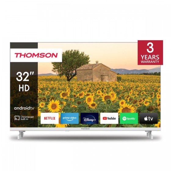 Thomson 32HA2S13W Smart Τηλεόραση 32" HD Ready LED  (2023) Λευκή