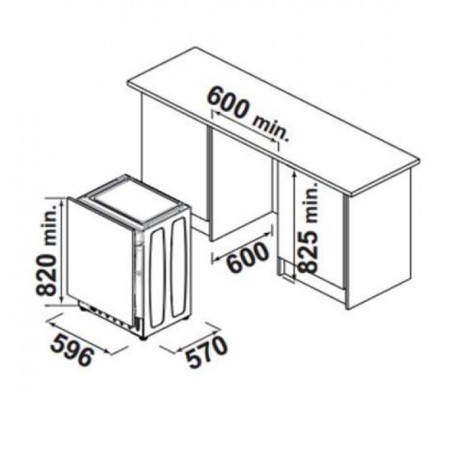 Candy CBD 485TWME/1-S ΕΝΤΟΙΧΙΖΟΜΕΝΟ ΠΛΥΝΤΗΡΙΟ ΣΤΕΓΝΩΤΗΡΙΟ ΡΟΥΧΩΝ