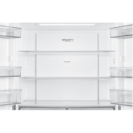 Midea MDRF632FIE46 Ψυγείο Ντουλάπα No Frost Υ177,5xΠ83,3xB65,3 Inox