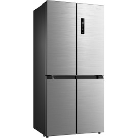 Midea MDRF632FIE46 Ψυγείο Ντουλάπα No Frost Υ177,5xΠ83,3xB65,3 Inox