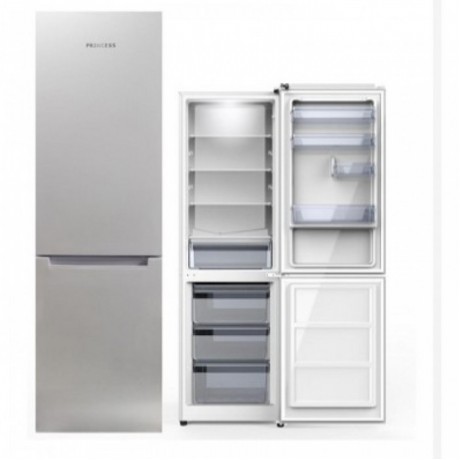 Princess RCX405PAR Ψυγειοκαταψύκτης Υ185xΠ60xΒ60εκ. Inox 