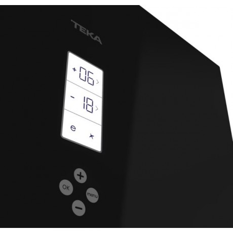 Teka RBF 78725 GBK Ψυγειοκαταψύκτης NoFrost Υ192xΠ70xΒ72.1εκ. Black Crystal  