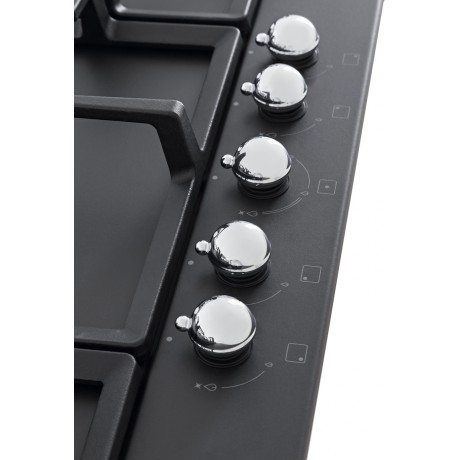 Bertazzoni P90 5L HER NE Εστία Υγραερίου Αυτόνομη 89x52.2εκ. Μαύρη Ματ