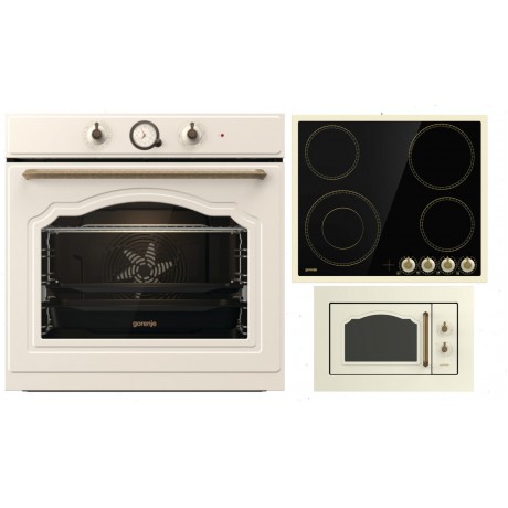 Gorenje BOS67372CLI + EC642CLI + BM235CLI Εντοιχιζόμενο Σετ Roustic