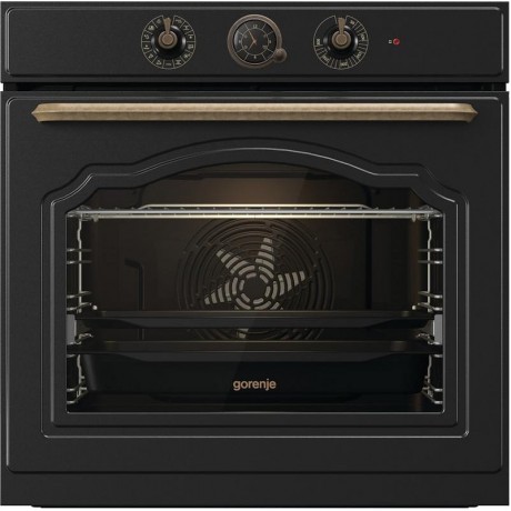 Gorenje BOS67372CLB Αυτόνομος Φούρνος Μαύρος 77Lt