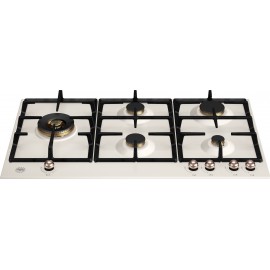 Bertazzoni P90 5L HER AC Εστία Υγραερίου Αυτόνομη 89x52.2εκ.  Μπεζ Επισμαλτωμένη