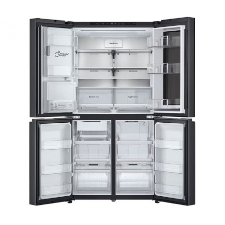 LG GMG960EVEE Ψυγείο Ντουλάπα 638lt NoFrost Υ179.2xΠ91.4xΒ72.9εκ. Μαύρο