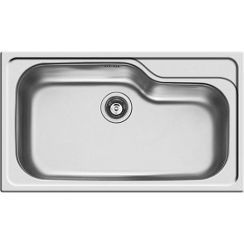 Pyramis Titan 1Β Ένθετος Νεροχύτης 86x50cm Inox Σαγρέ 100138301