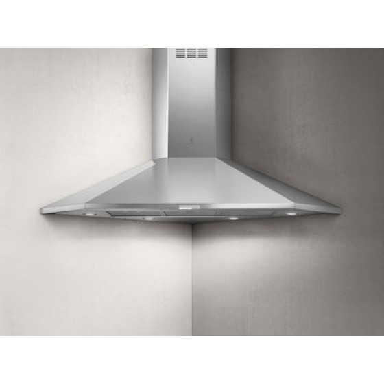 Elica Acuta IX/F/100 Γωνιακός Απορροφητήρας Καμινάδα 100cm Inox PRF0121267A