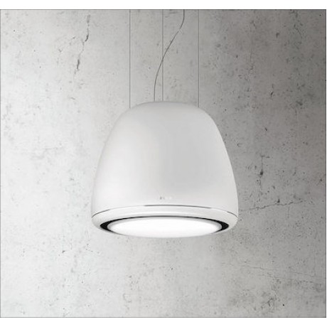 Elica Edith Sense Απορροφητήρας Νησίδα Ανακύκλωσης 50cm Λευκός PRF0098360