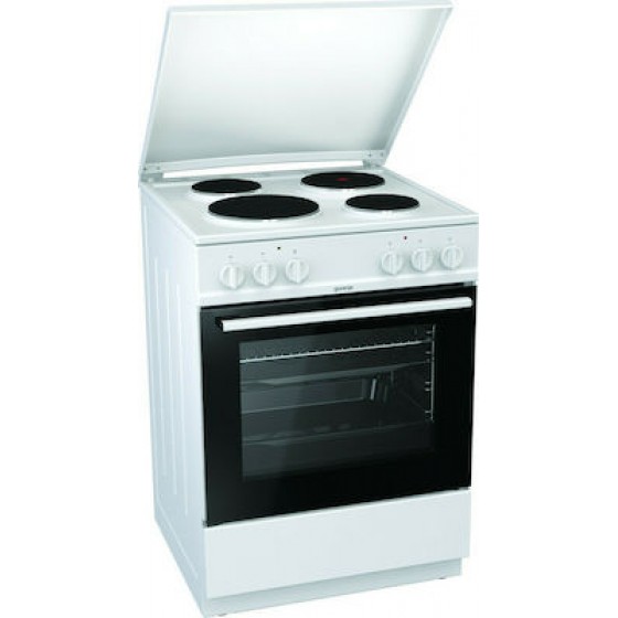 Gorenje E6141WB Κουζίνα Εμαγιέ Λευκή 71lt 