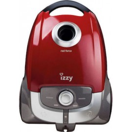 Izzy AC1108 Ηλεκτρική Σκούπα 700W με Σακούλα 4lt Red