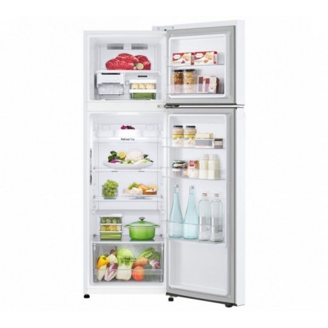 LG GTBV20SWGKD Ψυγείο Δίπορτο Total NoFrost Υ168xΠ55.5xΒ63.7εκ. Λευκό
