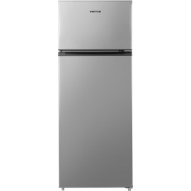 United UDS-1438E Δίπορτο Ψυγείο 210lt Υ143xΠ55xΒ55cm Inox