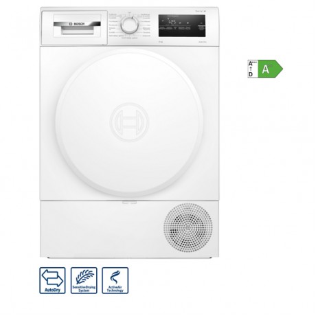 Bosch WTH83208GR Στεγνωτήριο 8kg A++ με Αντλία Θερμότητας