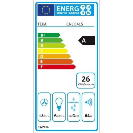 TEKA CNL 6415 Απορροφητήρας Συρόμενος Inox 60cm