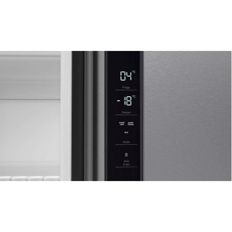 Bosch KFN96VPEA Ψυγείο Ντουλάπα 605lt NoFrost Inox Υ183xΠ91xΒ73.1εκ.