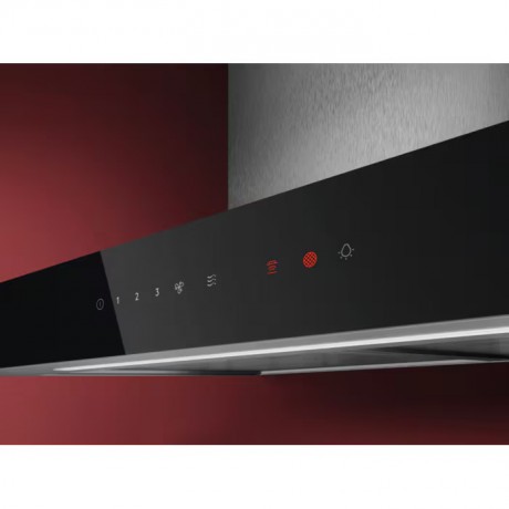 AEG GB67D61HL Καμινάδα Inox Απορροφητήρας 60cm Μαύρο/Inox A