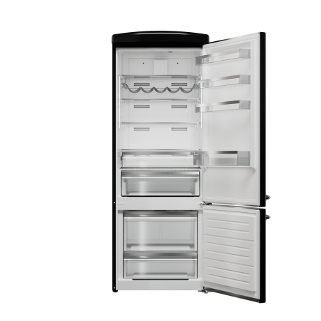 MONDIN MFC7DN RETRO CLASSIC NERO OPACO No Frost ΨΥΓΕΙΟΚΑΤΑΨΥΚΤΗΣ 192x71εκ. ΧΕΡΟΥΛΙΑ ΑΡΙΣΤΕΡΑ