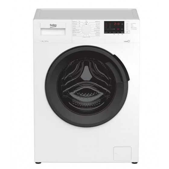 Beko WUE76120PAR Πλυντήριο Ρούχων 7kg 1200 Στροφών
