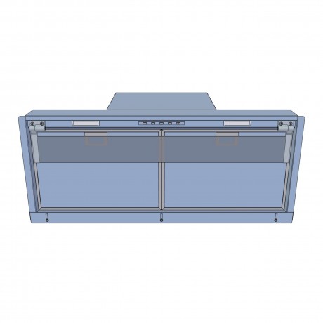 AIRFORCE F300 IX/A/75 ΑΠΟΡΡΟΦΗΤΗΡΑΣ ΕΝΤΟΙΧΙΖΟΜΕΝΟΣ ΤΖΑΚΙ 75εκ INOX