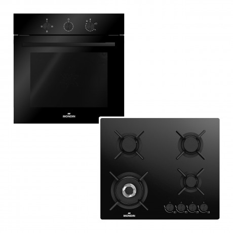 MONDIN  FM61CG03M2NN + CG604VTELNN ΦΟΥΡΝΟΣ ΑΕΡΙΟΥ ΜΕ ΑΕΡΑ+ΕΣΤΙΑ ΑΕΡΙΟΥ 60εκ