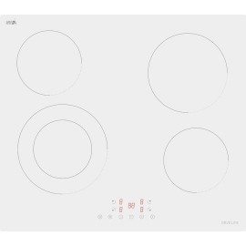 Davoline WVC 6005 Κεραμική Εστία Αυτόνομη 59x52εκ. Λευκή 