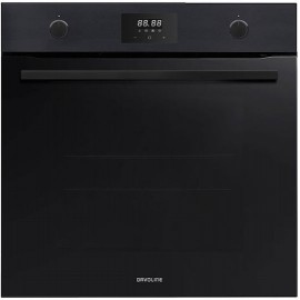 Davoline BPDX 6012 BL Εντοιχιζόμενος Φούρνος Air Fry 72lt Μαύρος 801012007