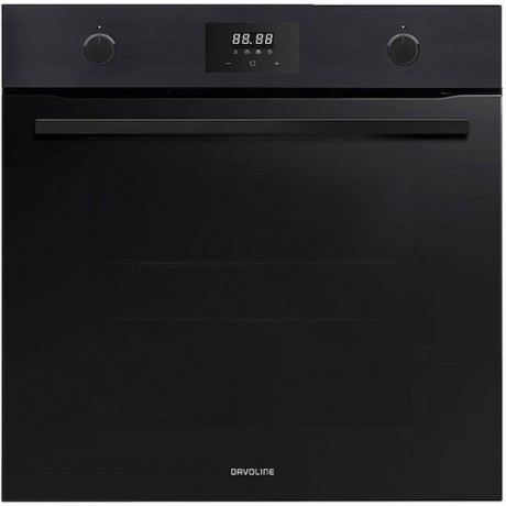Davoline BPDX 6012 BL Εντοιχιζόμενος Φούρνος Air Fry 72lt Μαύρος 801012007
