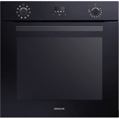 Davoline BBO 7210 Black Εντοιχιζόμενος Φούρνος 72lt 801012009
