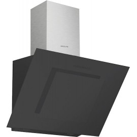 Davoline Feel Black Glass Απορροφητήρας Καμινάδα 90cm Μαύρος 801012115