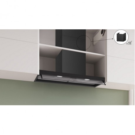 BOSCH DBB95CC60 90cm Matt black Εντοιχιζόμενος Απορροφητήρας Box