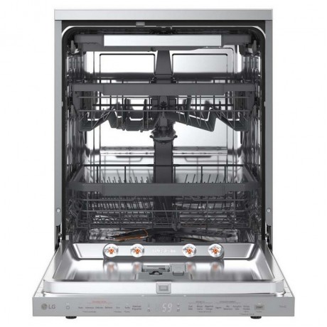 LG DF375HVS Πλυντήριο Πιάτων Ελεύθερο Ασημί 60cm