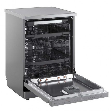 LG DF375HVS Πλυντήριο Πιάτων Ελεύθερο Ασημί 60cm
