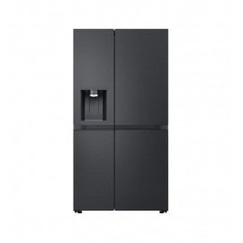 LG GSLE91EVAC Ψυγείο Ντουλάπα 461lt Full No Frost Μαύρο