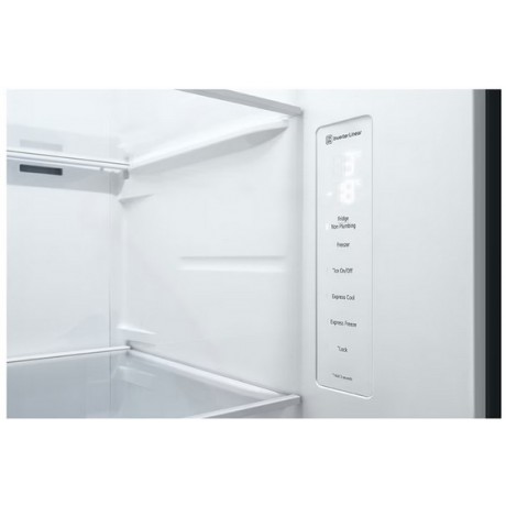 LG GSLV51PZXE Ψυγείο Ντουλάπα 635lt Full No Frost Inox