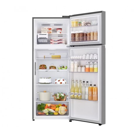 LG GTBV44PYFKD Δίπορτο Ψυγείο 461lt No Frost Inox
