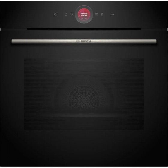 BOSCH HBG7721B1 60 x 60 cm Μαύρο Άνω Πάγκου 71lt με Πυρόλυση 59.4cm Εντοιχιζόμενος φούρνος