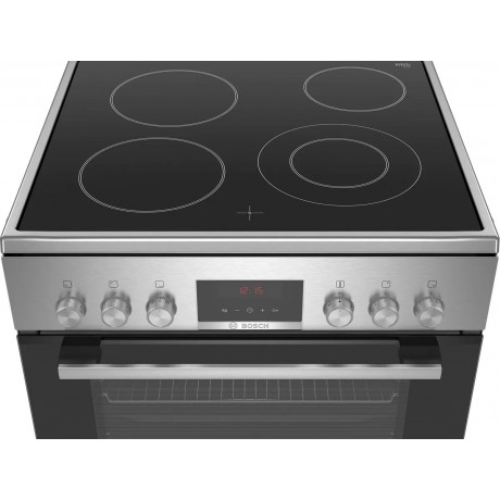 BOSCH HKS59E150U Ελεύθερη κουζίνα με κεραμικές εστίες Inox 60cm