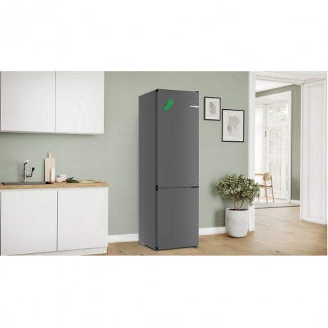 BOSCH KGN39OCAF Ελεύθερος ψυγειοκαταψύκτης 203 x 60 cm Anthracite Steel, Green Collection, Total No Frost BOSCH KGN39OCAF Ελεύθερος ψυγειοκαταψύκτης 203 x 60 cm Anthracite Steel, Green Collection, Total No Frost
