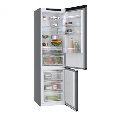 BOSCH KGN39OCAF Ελεύθερος ψυγειοκαταψύκτης 203 x 60 cm Anthracite Steel, Green Collection, Total No Frost BOSCH KGN39OCAF Ελεύθερος ψυγειοκαταψύκτης 203 x 60 cm Anthracite Steel, Green Collection, Total No Frost