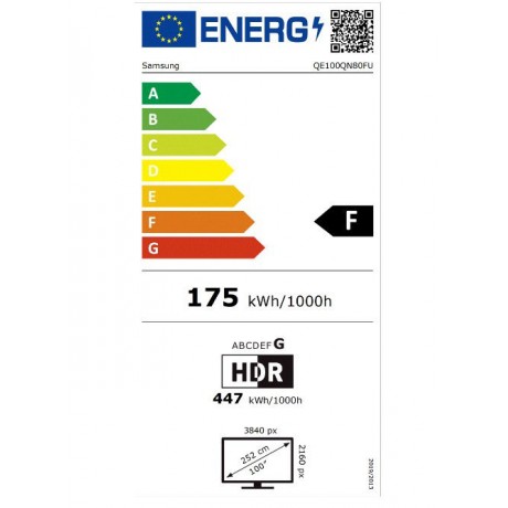 SAMSUNG QE100QN80FUXXH 100" Τηλεόραση Neo QLED Vision AI Smart TV SAMSUNG QE100QN80FUXXH 100" Τηλεόραση Neo QLED Vision AI Smart TV