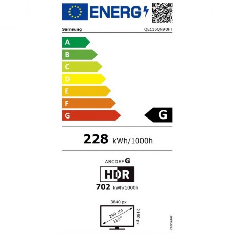 SAMSUNG QE115QN90FTXXH 115" Τηλεόραση Neo QLED Vision AI Smart TV SAMSUNG QE115QN90FTXXH 115" Τηλεόραση Neo QLED Vision AI Smart TV
