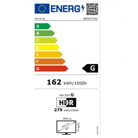 SAMSUNG QLED 4K QE98Q7FAAUXXH 98" Τηλεόραση Vision AI Smart TV SAMSUNG QLED 4K QE98Q7FAAUXXH 98" Τηλεόραση Vision AI Smart TV