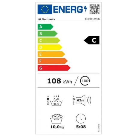 LG RHX5010THB Στεγνωτήριο 10kg και Wi-Fi