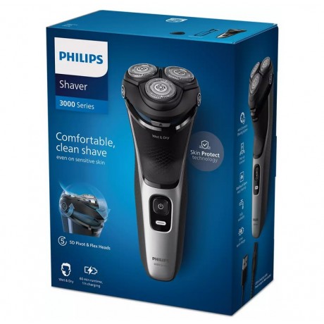 PHILIPS S3143/00 Shaver 3000 Series Ξυριστική Μηχανή PHILIPS S3143/00 Shaver 3000 Series Ξυριστική Μηχανή