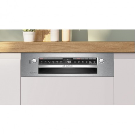 BOSCH SPI4EMS17E Εντοιχιζόμενο πλυντήριο πιάτων με εμφανή μετόπη 45 cm με Wi-Fi