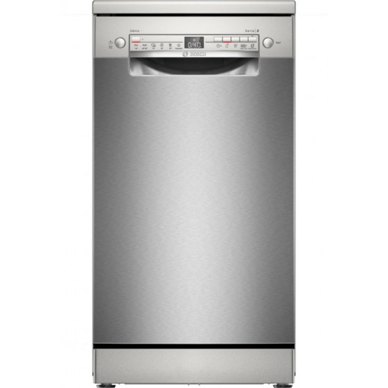 BOSCH SPS2HKI58E Ελεύθερο πλυντήριο πιάτων 45 cm με Wi-Fi Inox