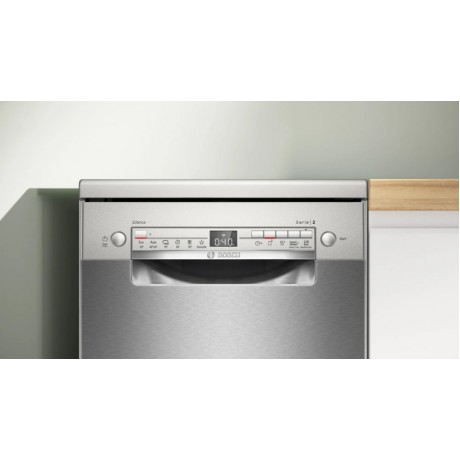 BOSCH SPS2HKI58E Ελεύθερο πλυντήριο πιάτων 45 cm με Wi-Fi Inox