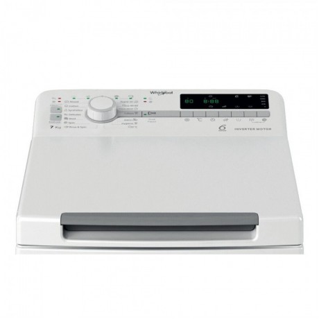 WHIRLPOOL TDLR7250SS 7kg, 1200 στροφών Πλυντήριο Ρούχων Άνω Φόρτωσης WHIRLPOOL TDLR7250SS 7kg, 1200 στροφών Πλυντήριο Ρούχων Άνω Φόρτωσης